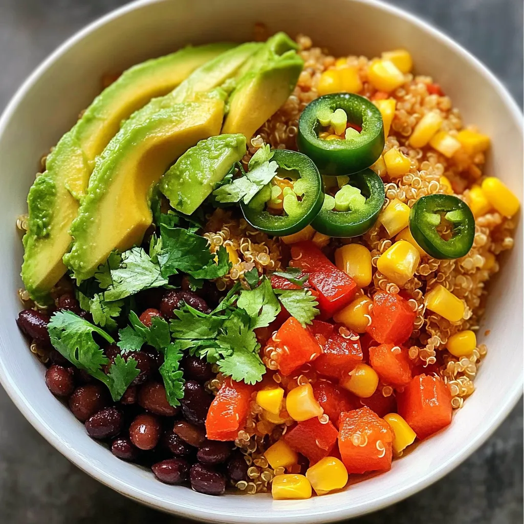Spicy Mexican Quinoa Bowl Flavorful and Satisfying Meal