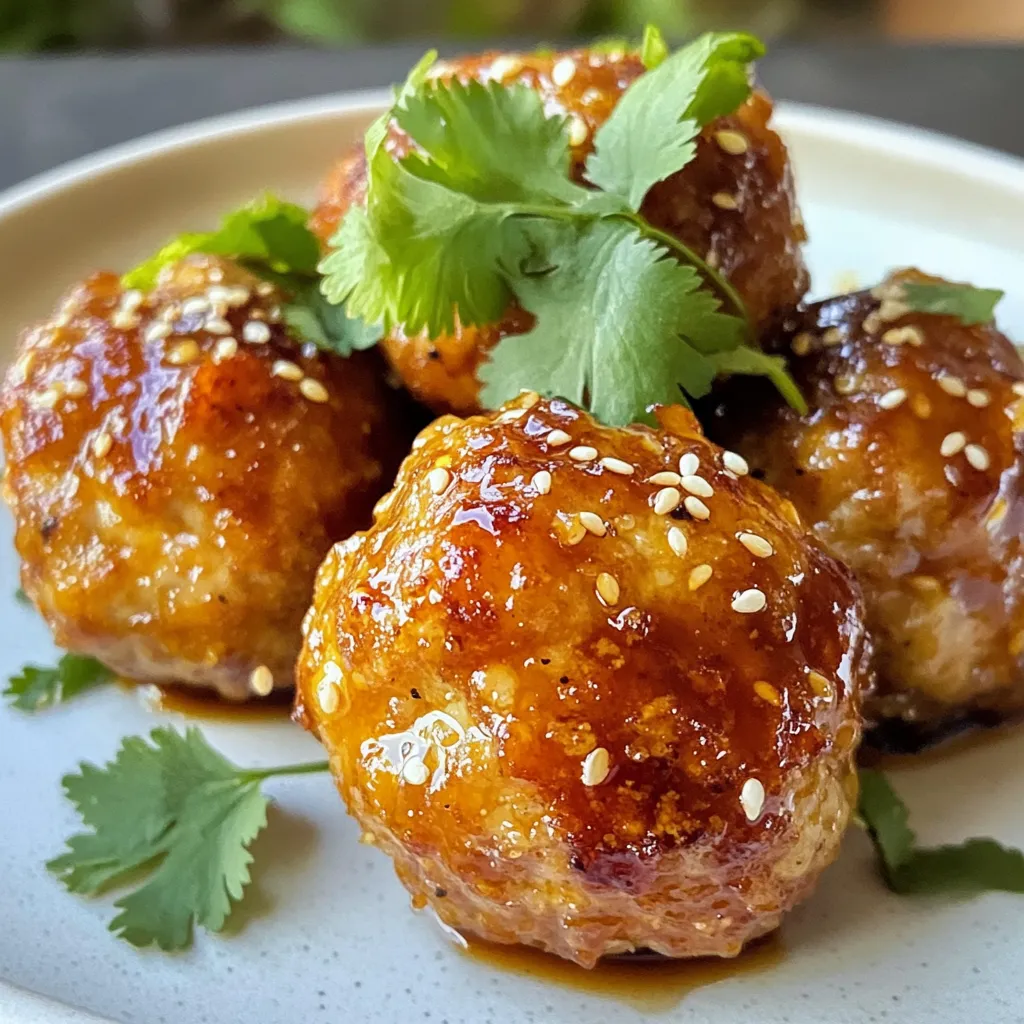 Teriyaki Chicken Meatballs Delicious and Easy Recipe