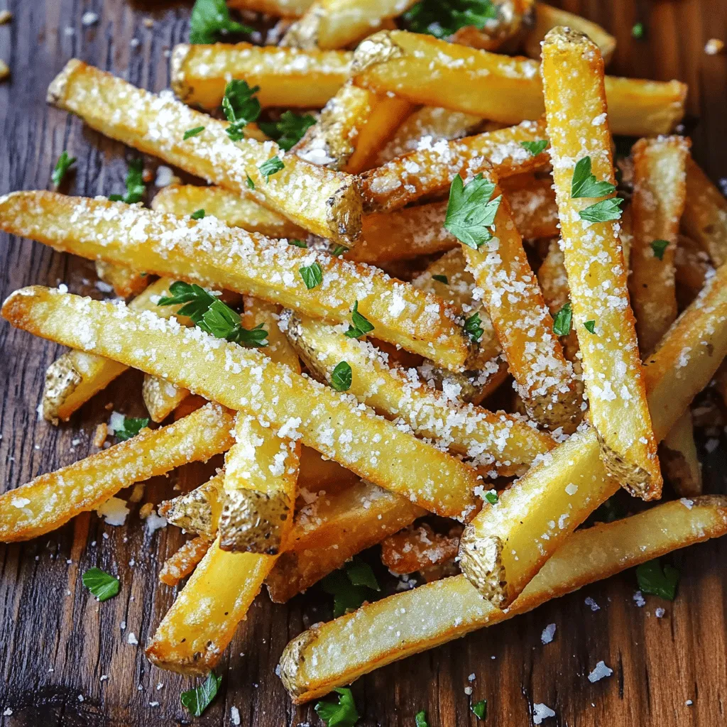 Air Fryer Crispy Garlic Parmesan Fries Delightful Treat