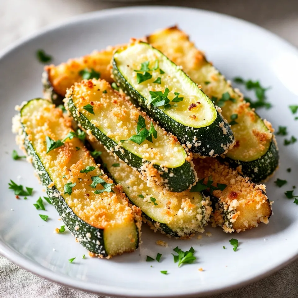 Garlic Parmesan Zucchini Fries Crispy and Flavorful Treat