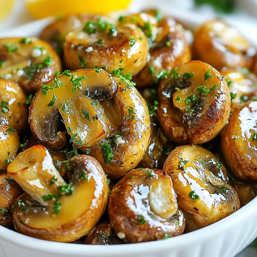 Garlic Butter Mushrooms Savory and Simple Recipe