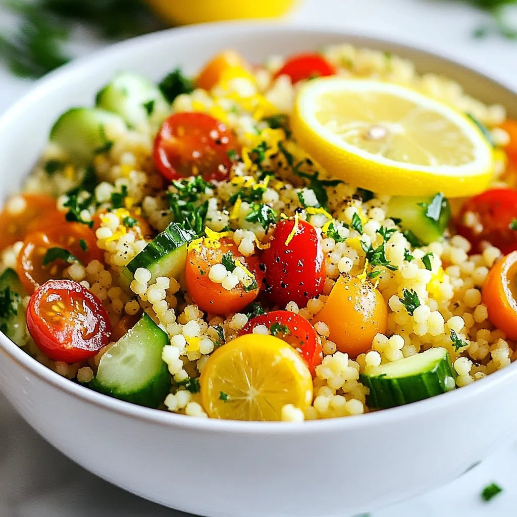 Lemon Pepper Couscous Flavorful and Easy Recipe