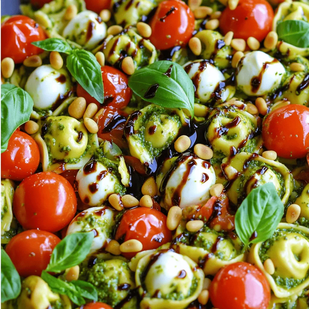 Minute Caprese Pesto Tortellini Fresh and Easy Dish