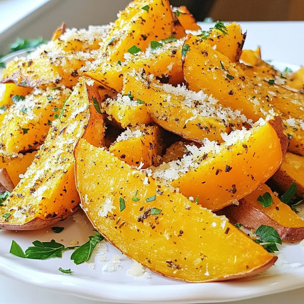Garlic Parmesan Sweet Potato Wedges Tasty and Easy