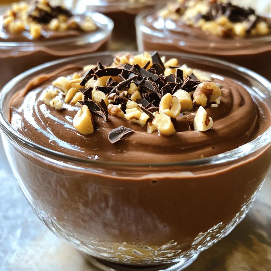 Chocolate Peanut Butter Pudding High Protein Delight