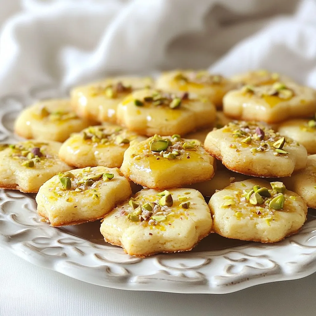 Pistachio Rose Water Cookies Delightful and Easy Treat