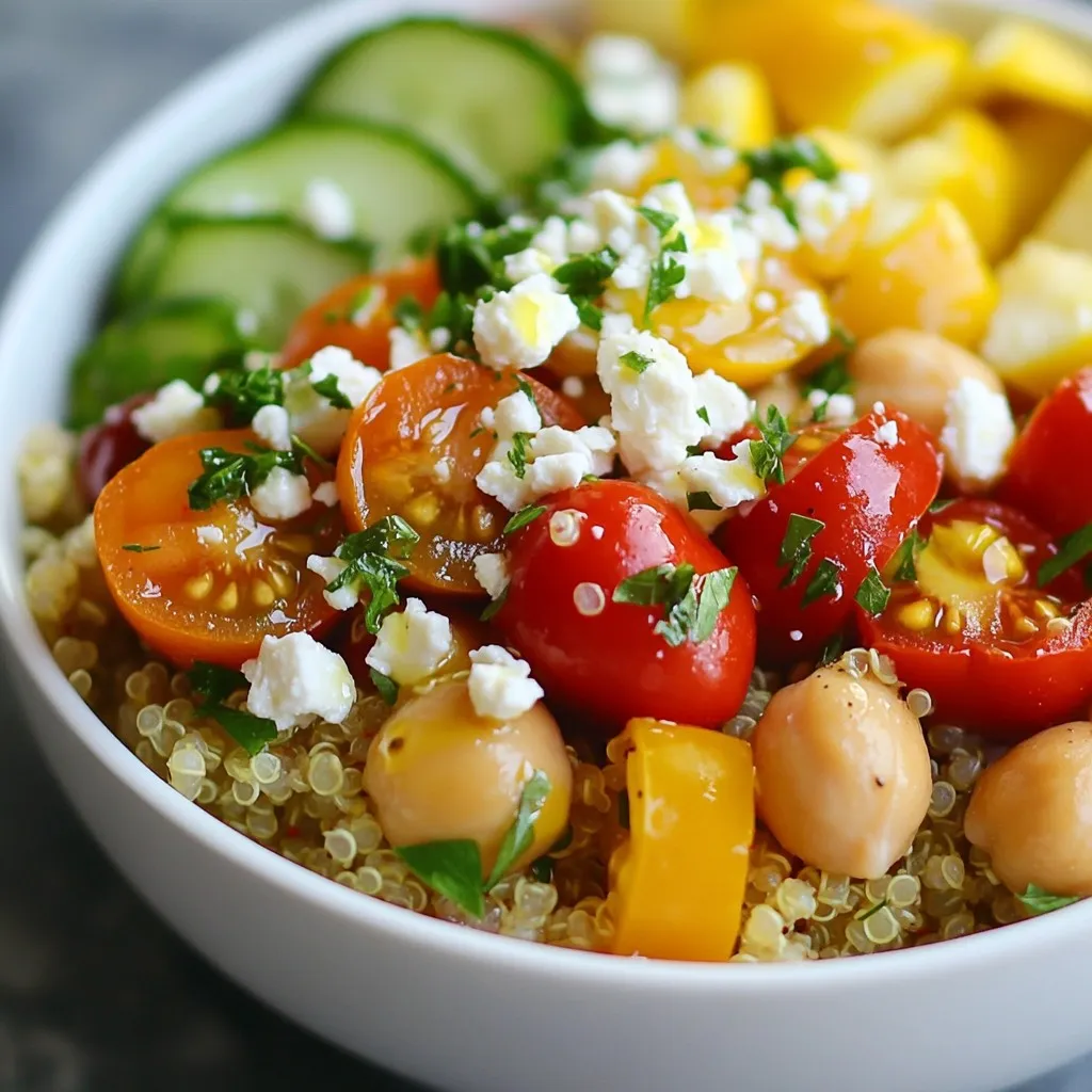 Mediterranean Quinoa Bowls Flavorful and Nutritious Dish