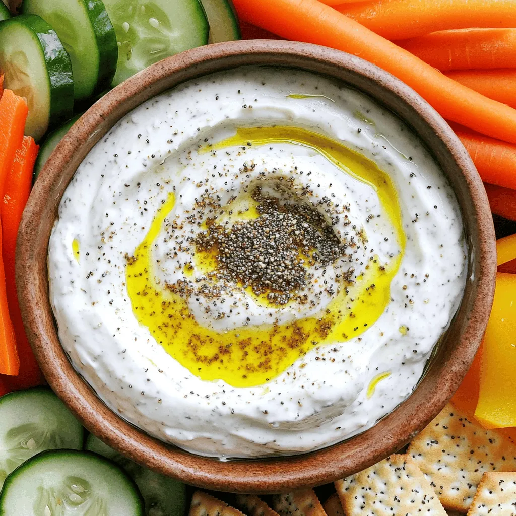 Greek Yogurt Everything Bagel Dip Flavorful Treat
