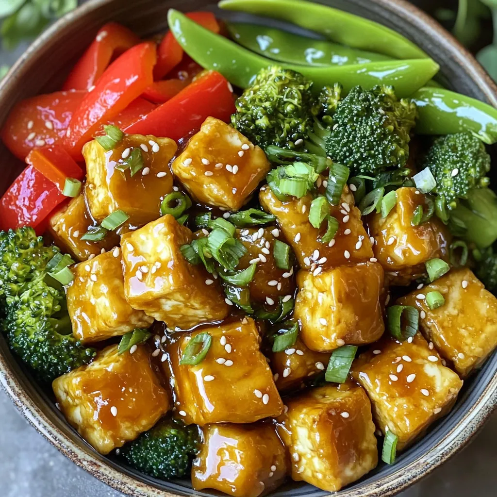 Minute Honey Garlic Tofu Stir-Fry Quick and Tasty Meal