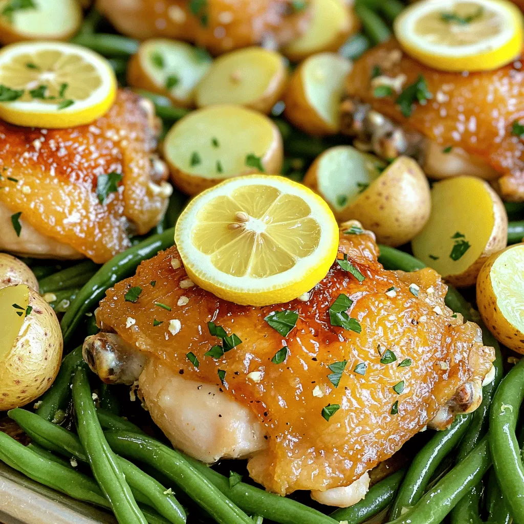 Sheet Pan Garlic Lemon Chicken Thighs Savory Delight