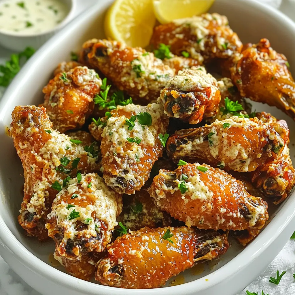 Air Fryer Garlic Parmesan Wings Bold and Tasty Snack