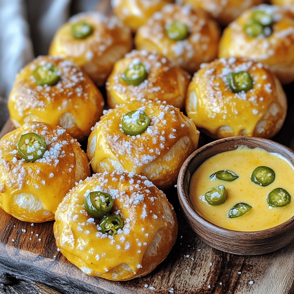 Cheddar Jalapeño Pretzel Bites Tasty Snack Recipe