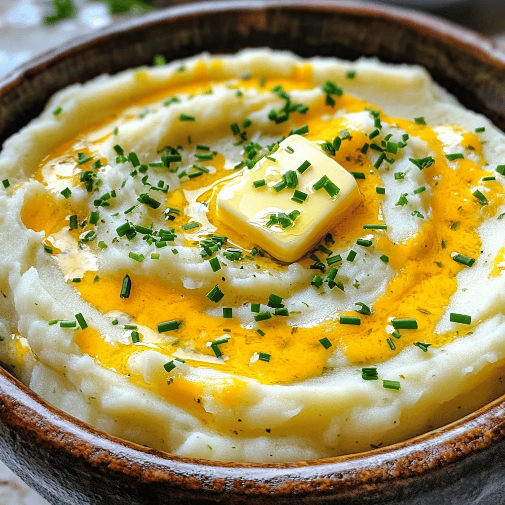 Cheddar Herb Mashed Potatoes Creamy and Flavorful Side