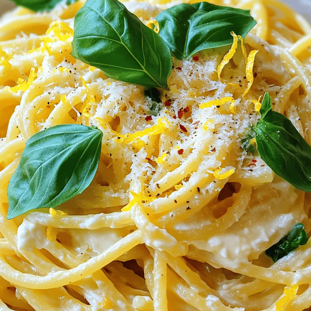 Lemon Ricotta Pasta Quick and Flavorful Recipe