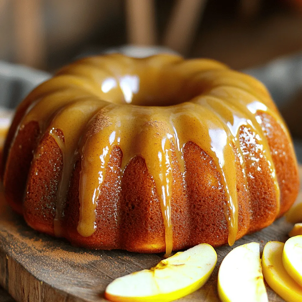 Warm Apple Cider Glazed Donut Cake Simple Recipe