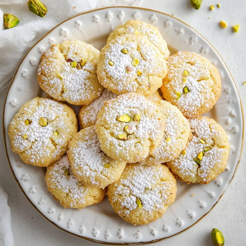 Pistachio Rose Water Cookies Delightful and Easy Recipe