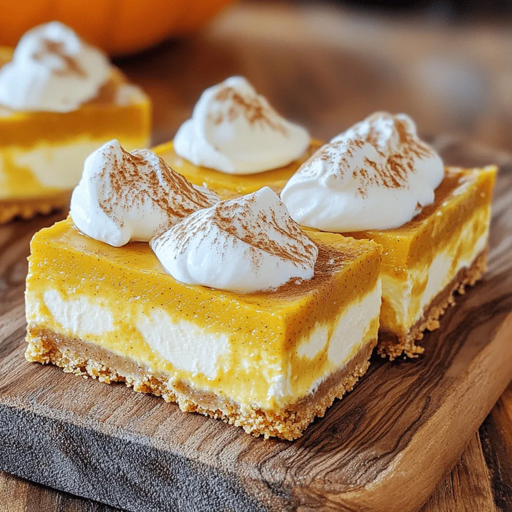 Pumpkin Cheesecake Layered Bars Irresistible Delight