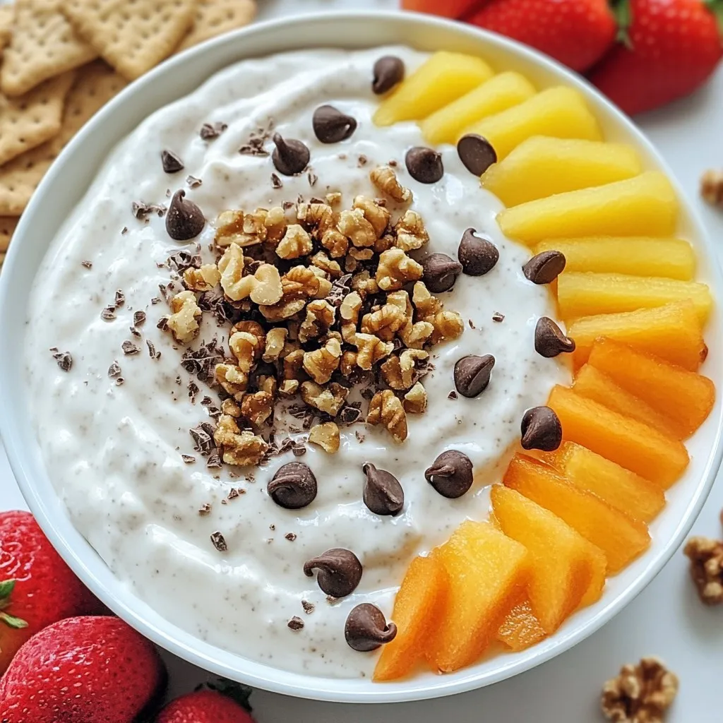 Cookie Dough Greek Yogurt Dip Delightful Snack Option