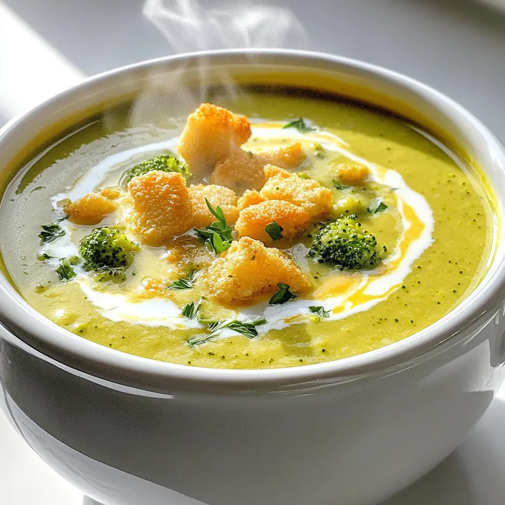 Creamy Broccoli Cheddar Soup Slow Cooker Recipe