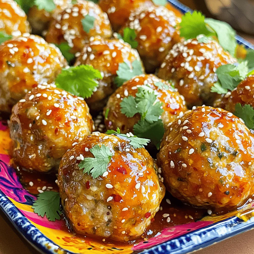 Firecracker Chicken Meatballs Flavorful and Easy Recipe