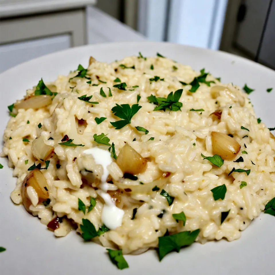 Creamy Garlic Parmesan Risotto Delicious and Easy Recipe