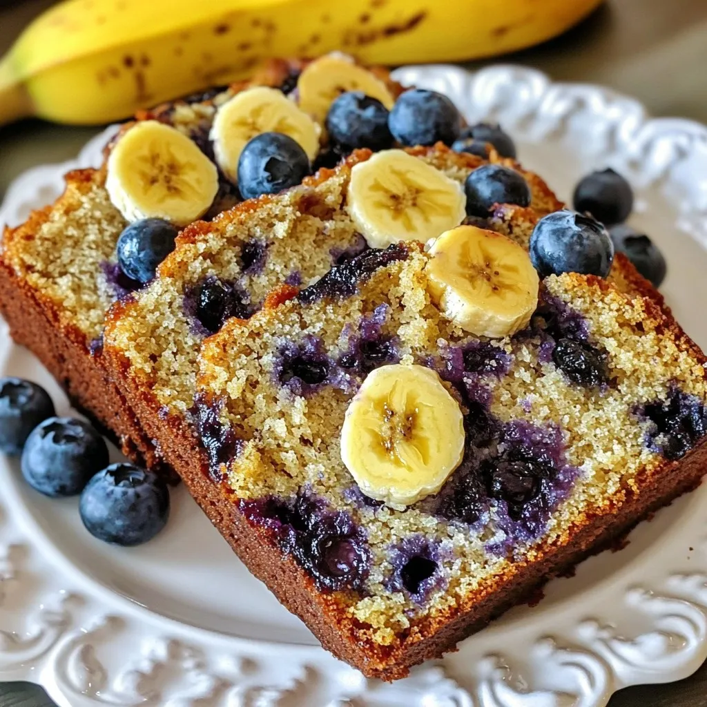 Blueberry Banana Bread Savory and Simple Delight