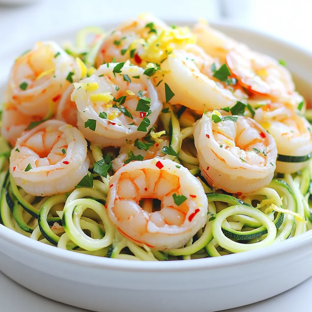 Shrimp Scampi Zoodles Flavorful and Easy Recipe