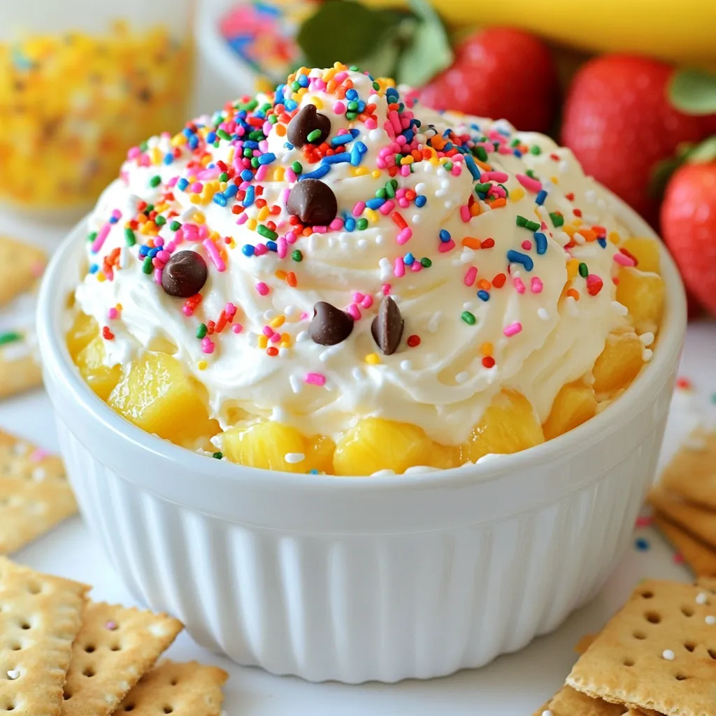 Funfetti Birthday Cake Dip Delightful Party Treat