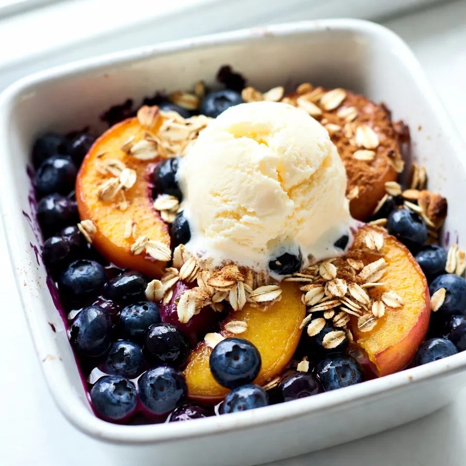 Blueberry Peach Crisp Delightful and Easy Recipe