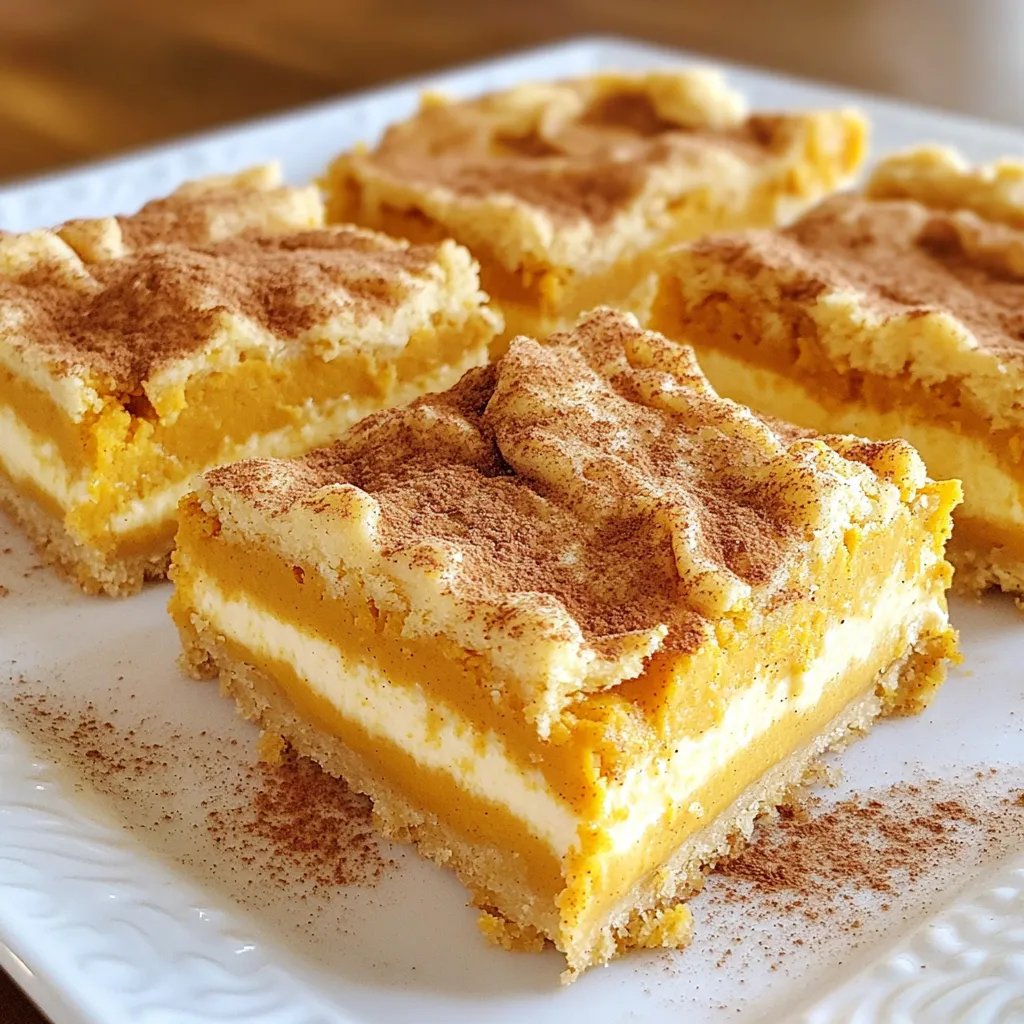Pumpkin Cheesecake Cookie Bars Rich and Tasty Treat