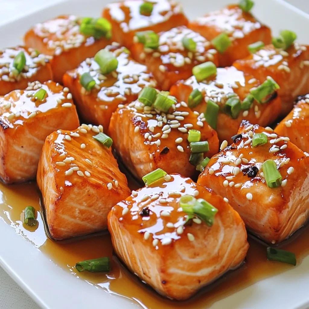 Maple Glazed Salmon Bites Flavorful and Simple Recipe