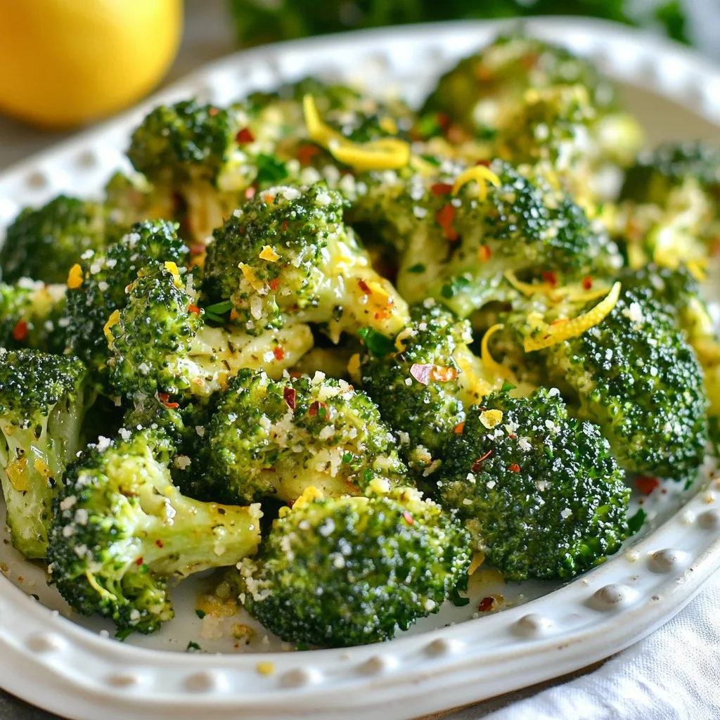 Lemon Garlic Broccoli Flavorful and Healthy Side Dish