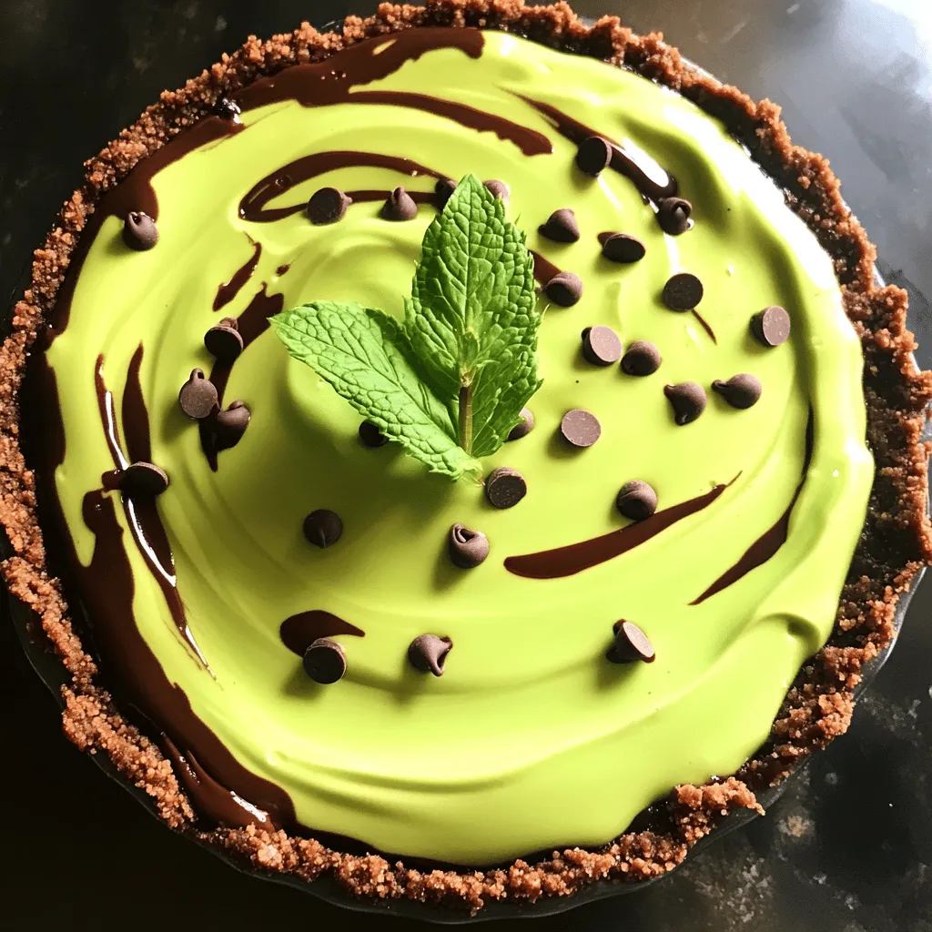 Mint Chocolate Grasshopper Pie Irresistible Treat