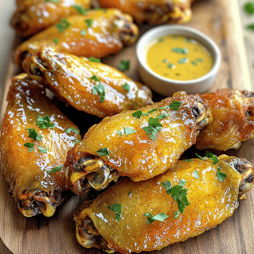 Crispy Honey Mustard Chicken Wings Air Fryer Recipe