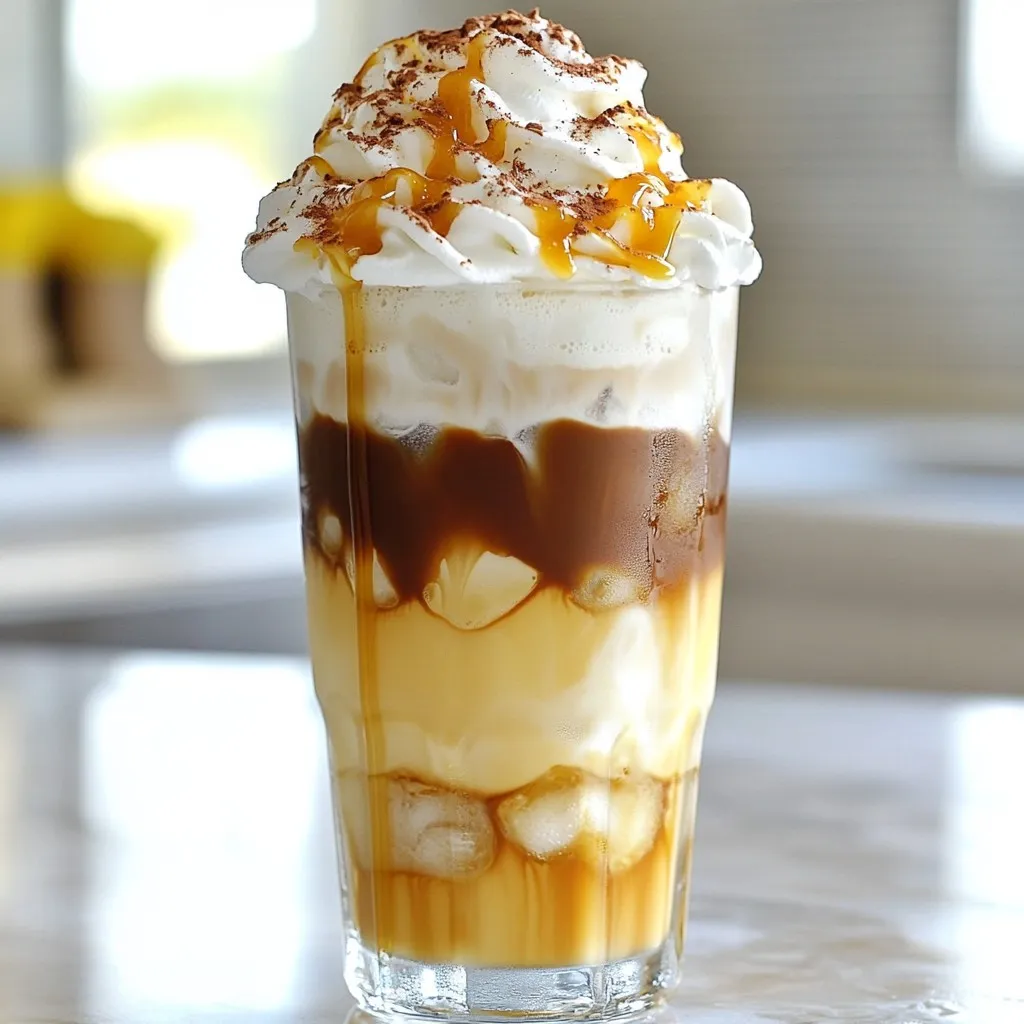 Caramel Mocha Iced Coffee Simple and Refreshing Drink