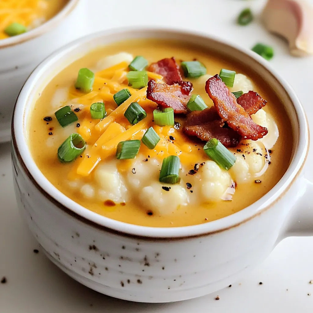 Slow Cooker Loaded Cauliflower Soup Delightful Recipe