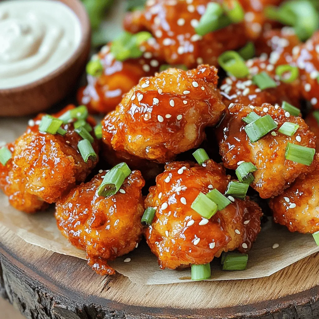 Honey Sriracha Chicken Bites Spicy and Tasty Snack