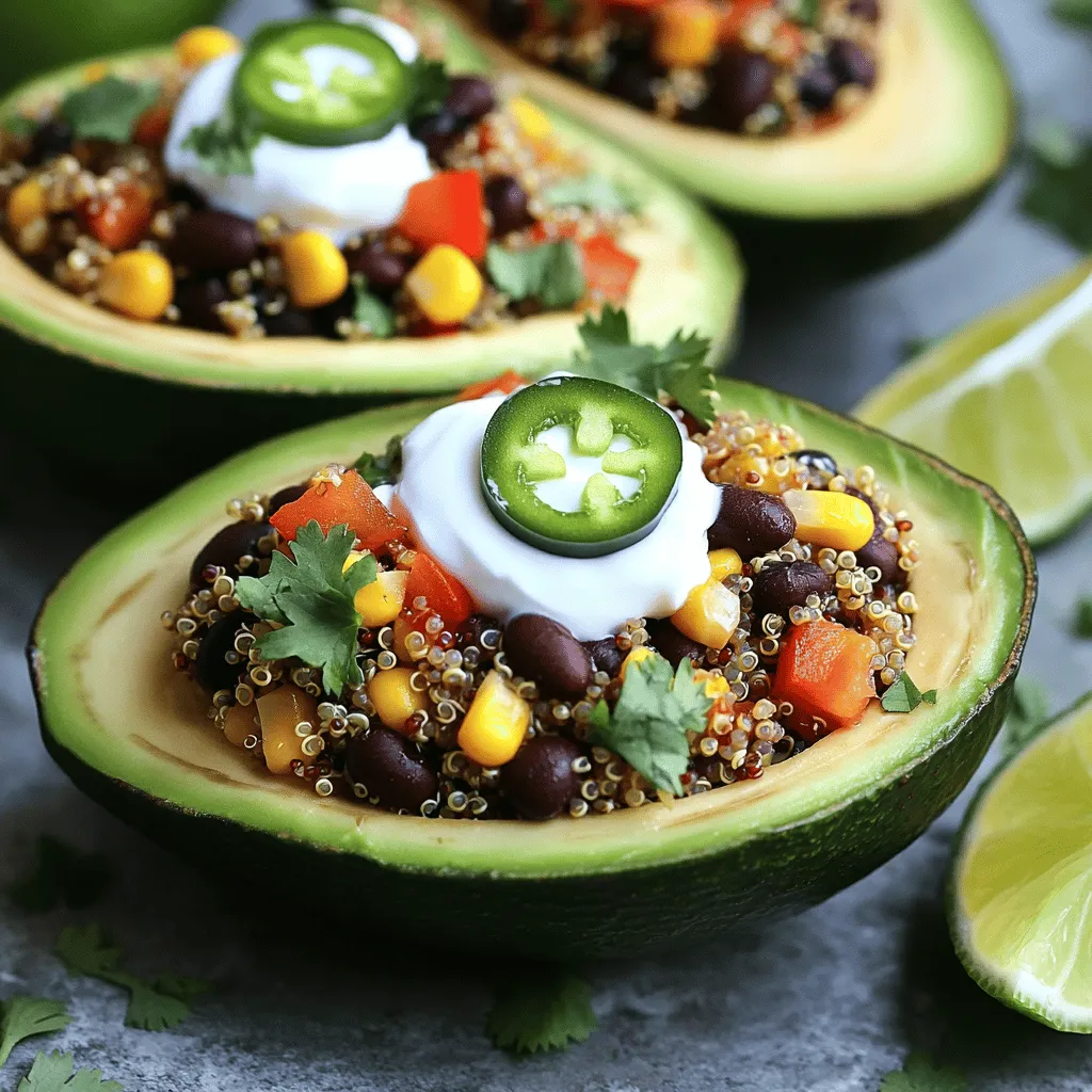 Southwest Stuffed Avocados Simple and Healthy Meal