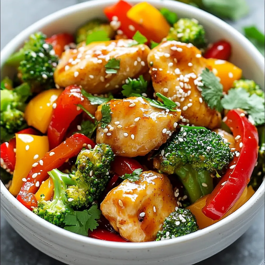 Sweet Chili Chicken Stir Fry Quick and Flavorful Meal