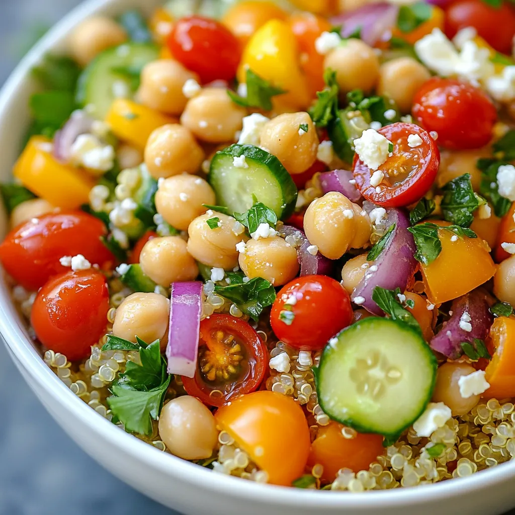 Mediterranean Quinoa Salad Fresh and Flavorful Delight