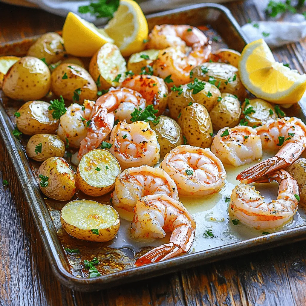 Garlic Butter Shrimp Potatoes Sheet Pan Delight