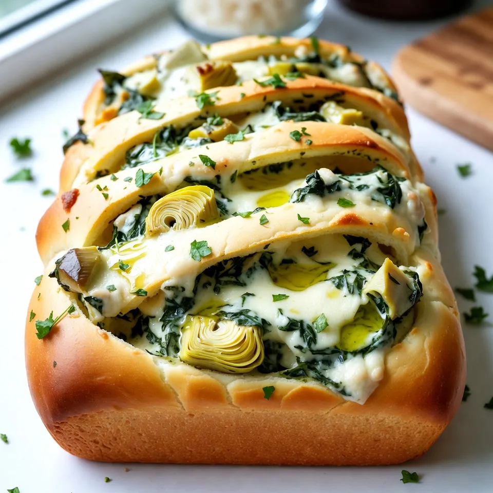 Spinach Artichoke Pull Apart Bread Easy and Delicious