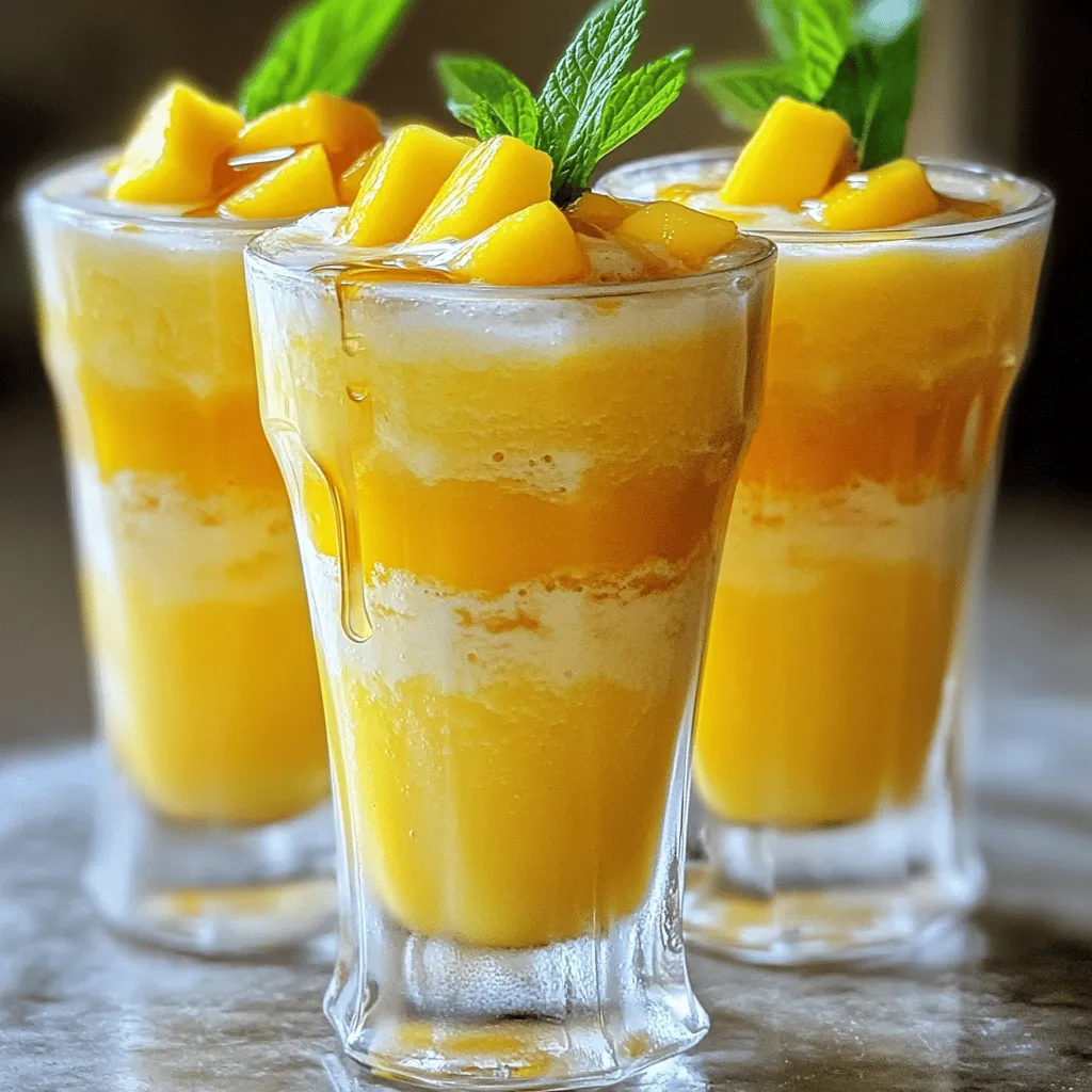 Pineapple Mango Smoothie Refreshing and Healthy Drink