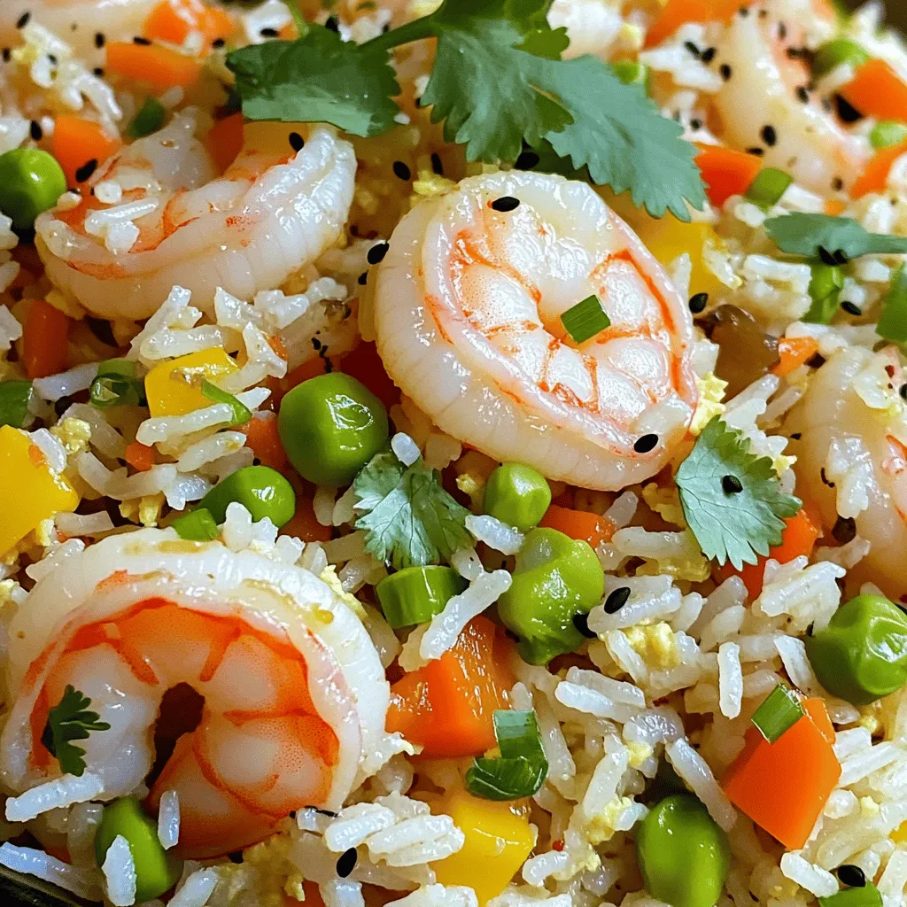 Garlic Ginger Shrimp Fried Rice Easy Flavorful Meal