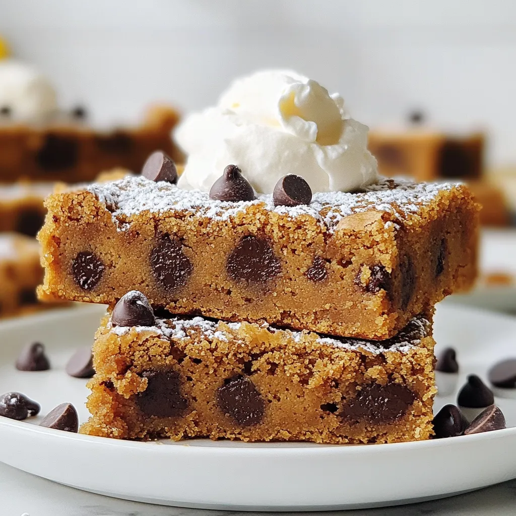 Vegan Chocolate Chip Blondies Simple and Delicious Treat