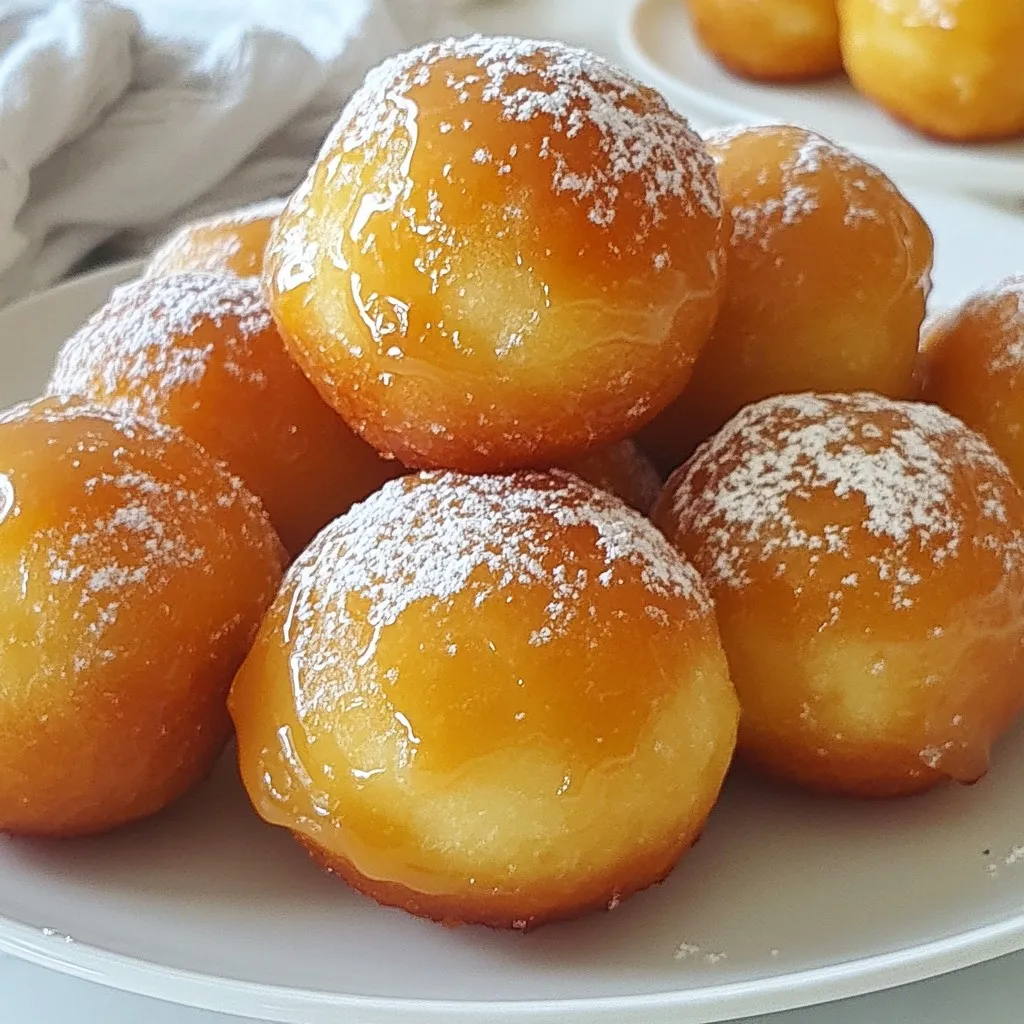Maple Glazed Doughnut Holes Tasty and Simple Treat