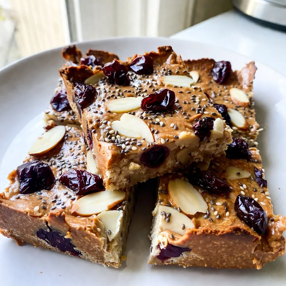 Cranberry Almond Energy Bars Healthy and Simple Recipe