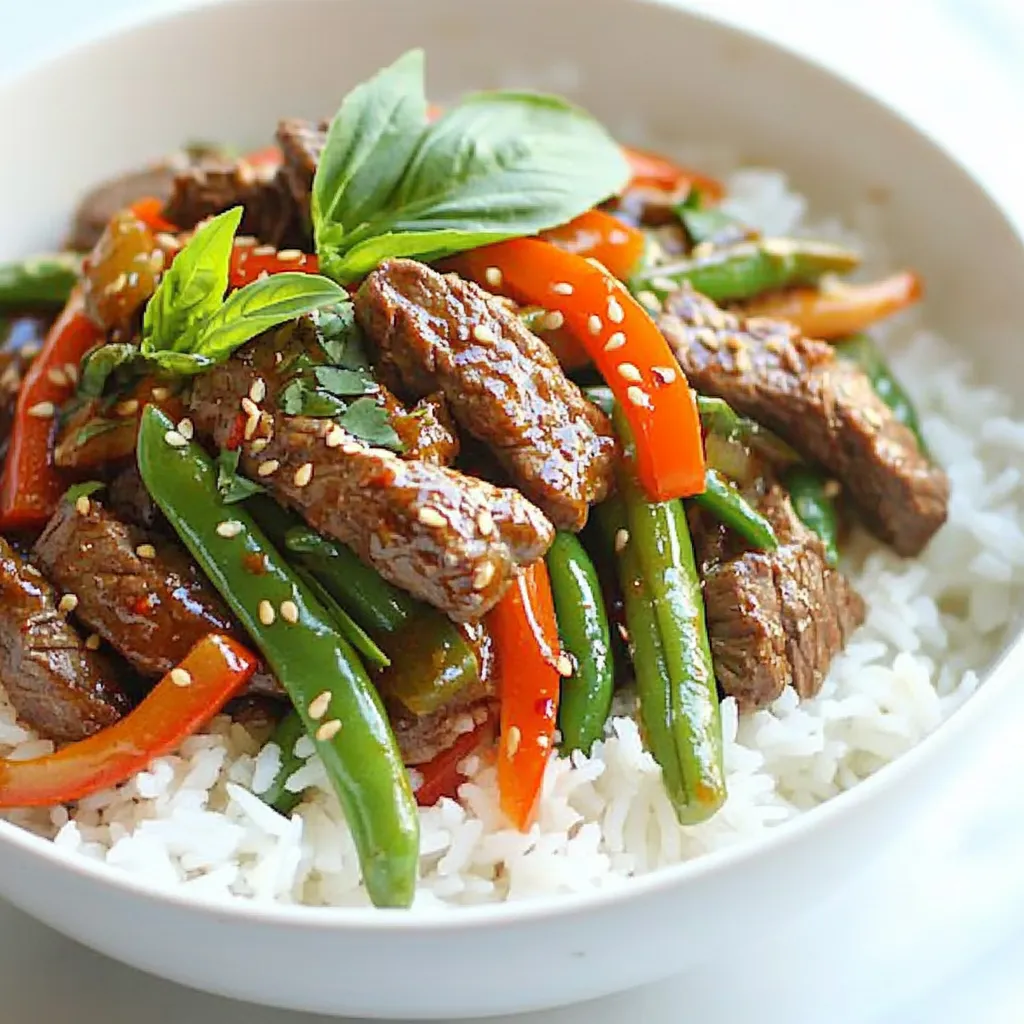 Thai Basil Beef Stir Fry Savory and Quick Meal