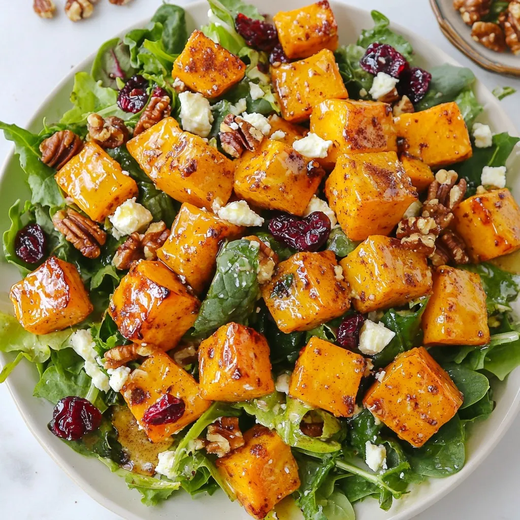 Maple Roasted Sweet Potato Salad Fresh and Healthy Mix