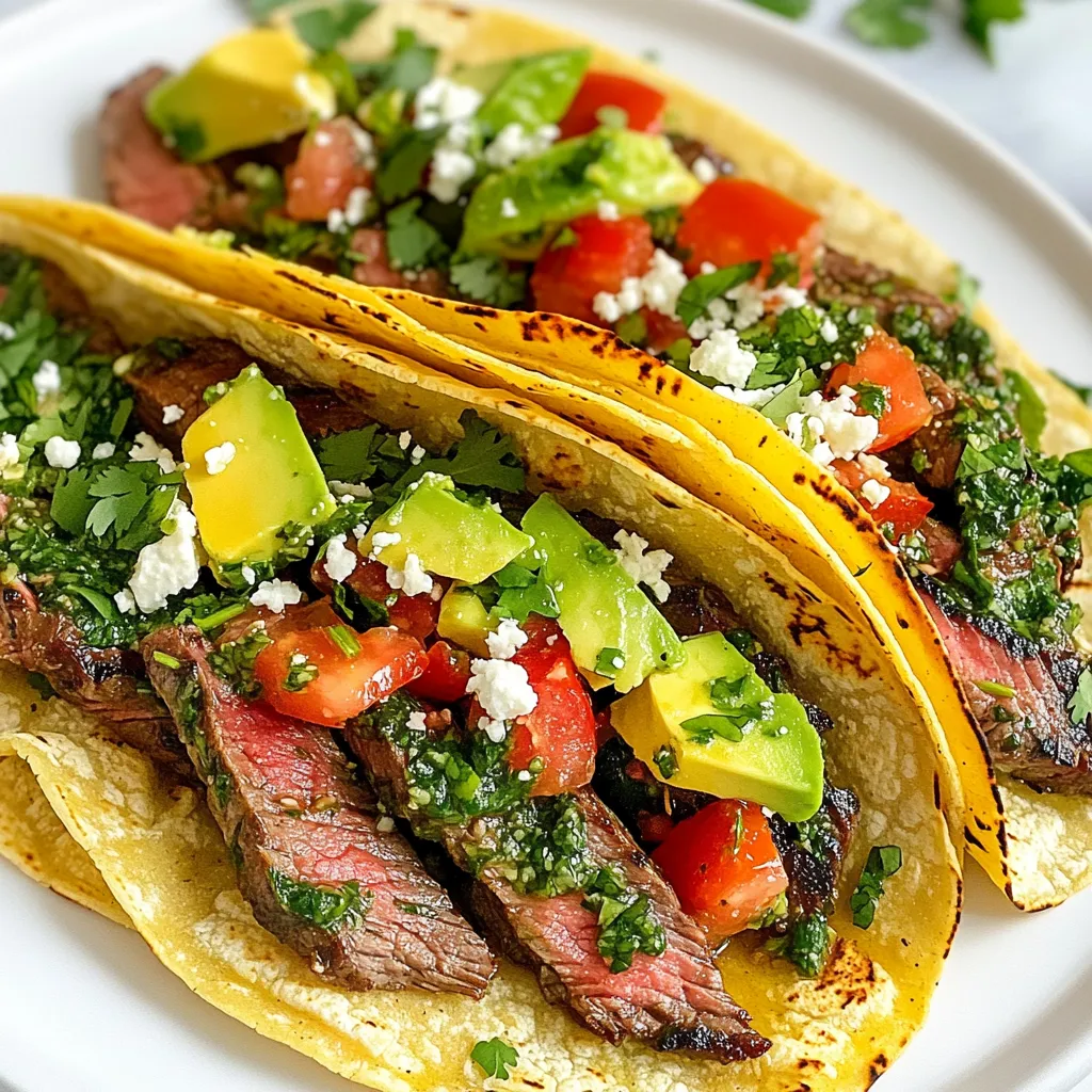 Chimichurri Steak Tacos Tasty and Simple Delight